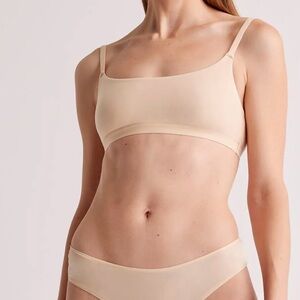2 Quince Second Skin Scoop Bralette - Nude